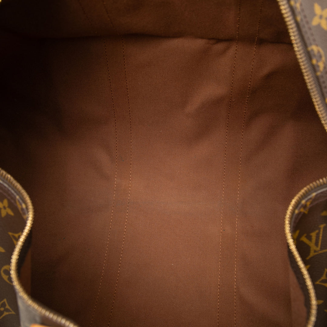Louis Vuitton Keepall 50 Monogram Marron – vue 4 – GABY PARIS