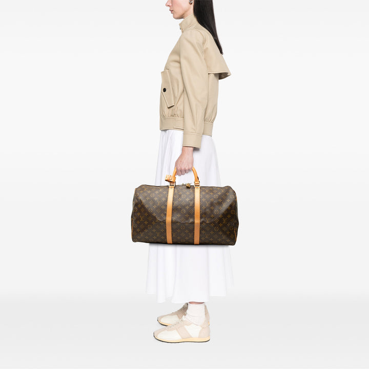 Louis Vuitton Keepall 50 Monogram Marron – vue 7 – GABY PARIS