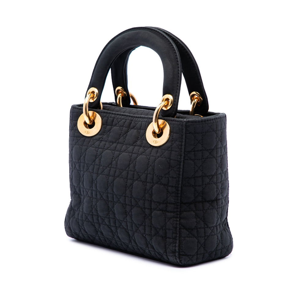 Dior Microcannage Lady Dior Mini Noir – vue 2 – GABY PARIS