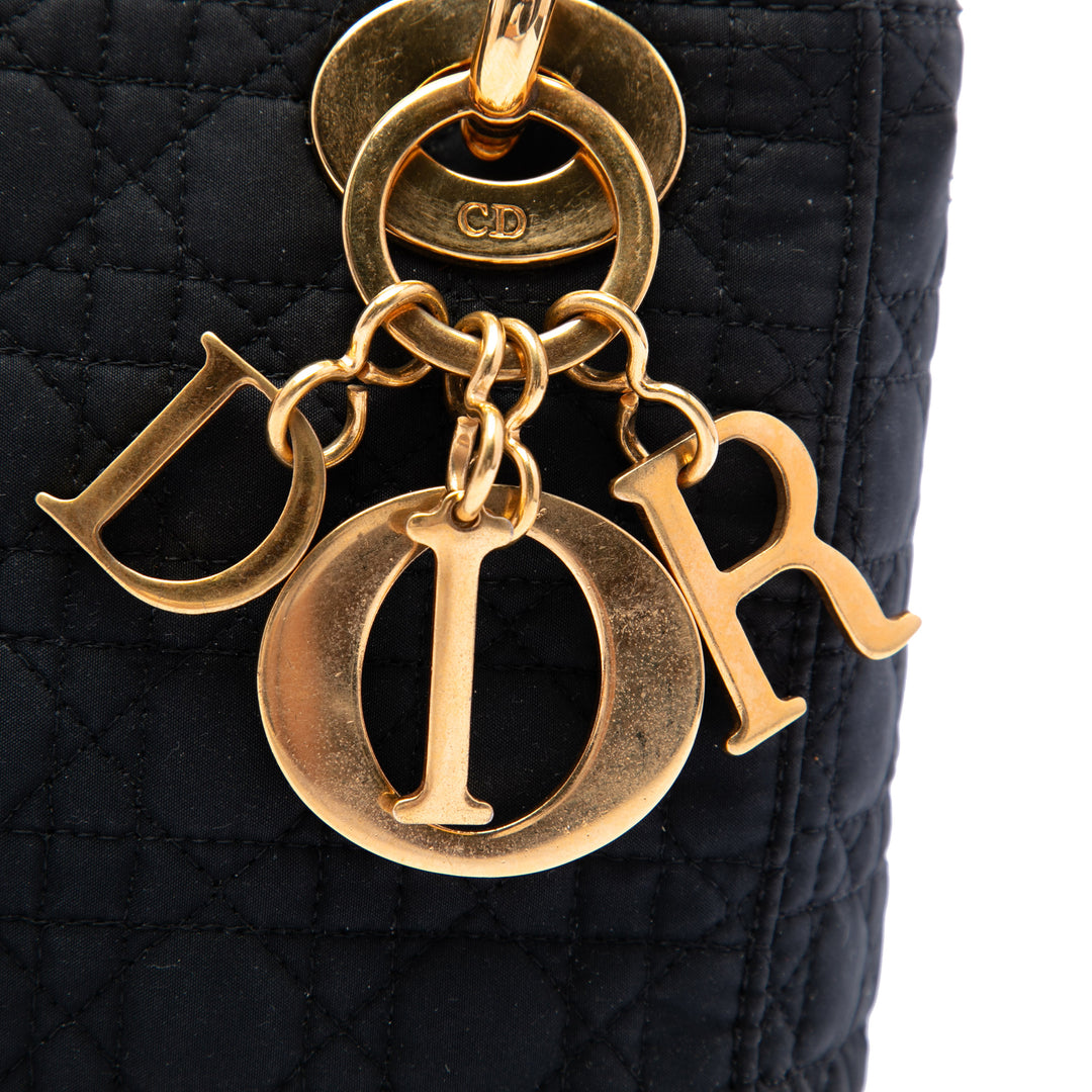Dior Microcannage Lady Dior Mini Noir – vue 5 – GABY PARIS