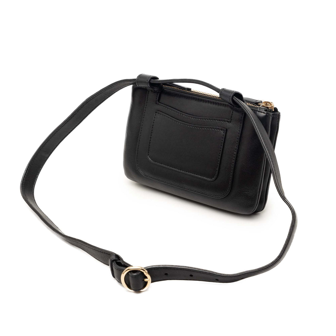 Chanel Cuir d’agneau Mania Double Zip Sac ceinture