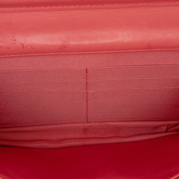 Chanel Cuir d’agneau Boy Portefeuille On Chain Rose – GABY PARIS Authentique