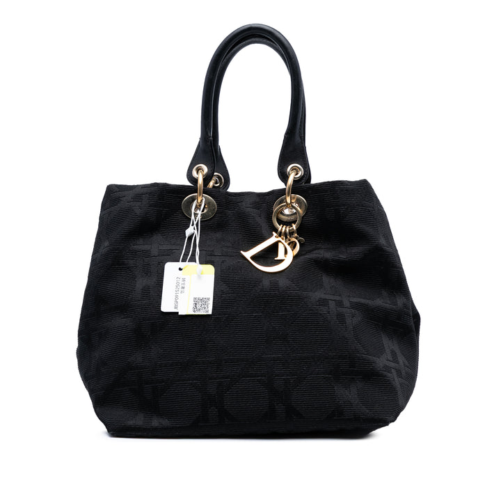 Dior Toile Cannage Lady Dior Soft Shopping Cabas Noir – GABY PARIS Authentique