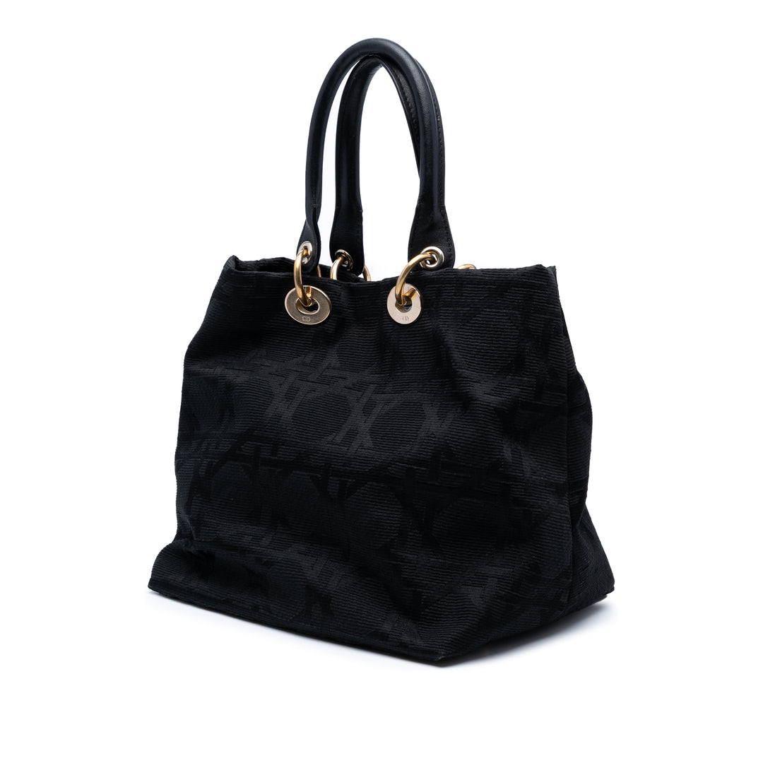 Dior Toile Cannage Lady Dior Soft Shopping Cabas Noir – GABY PARIS Authentique