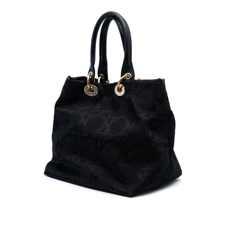Dior Toile Cannage Lady Dior Soft Shopping Cabas Noir – GABY PARIS Authentique