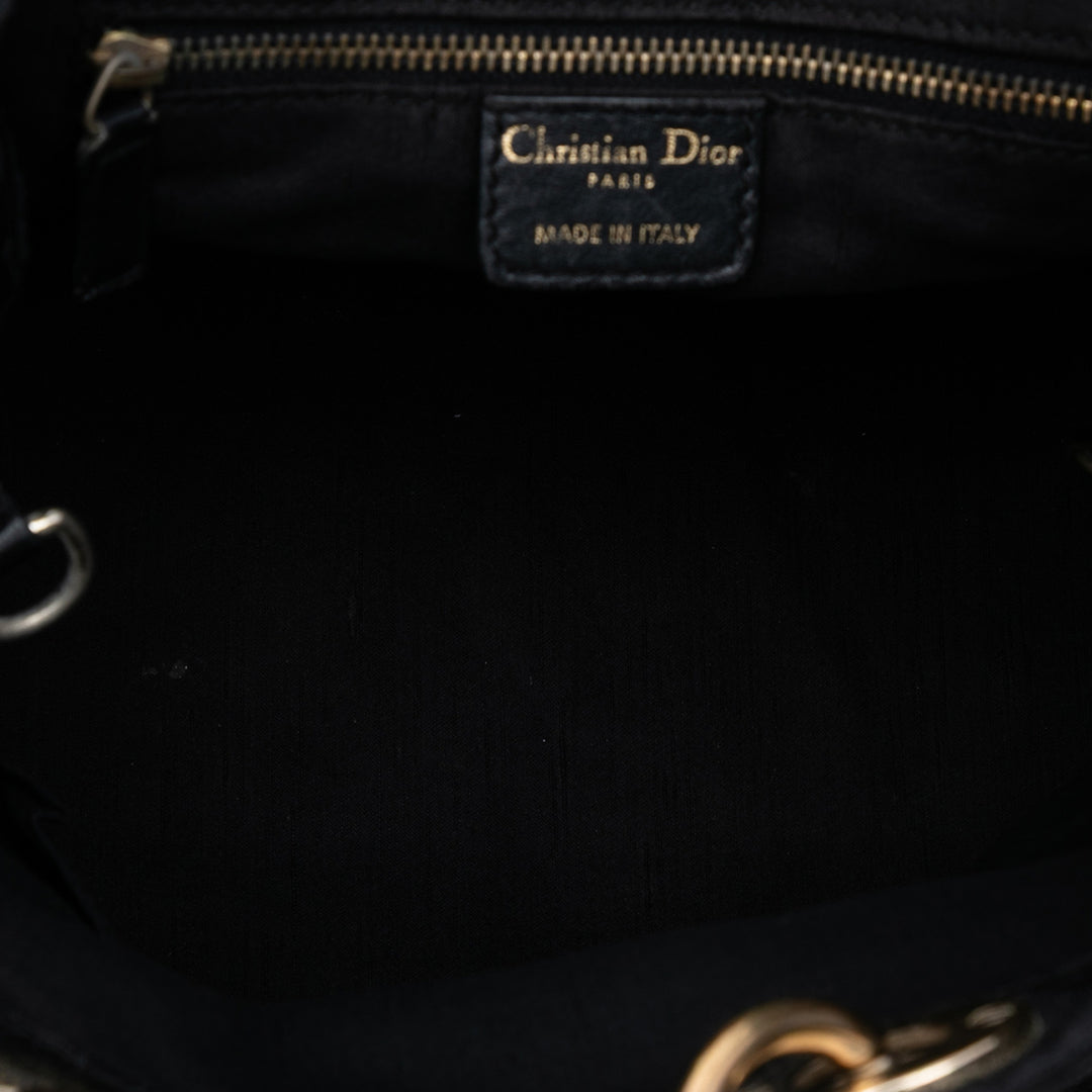 Dior Toile Cannage Lady Dior Soft Shopping Cabas Noir – GABY PARIS Authentique