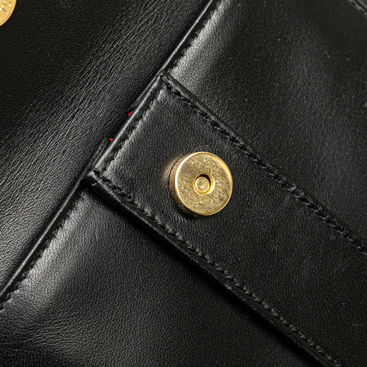 Leather Bucket Bag Black - Gaby Paris