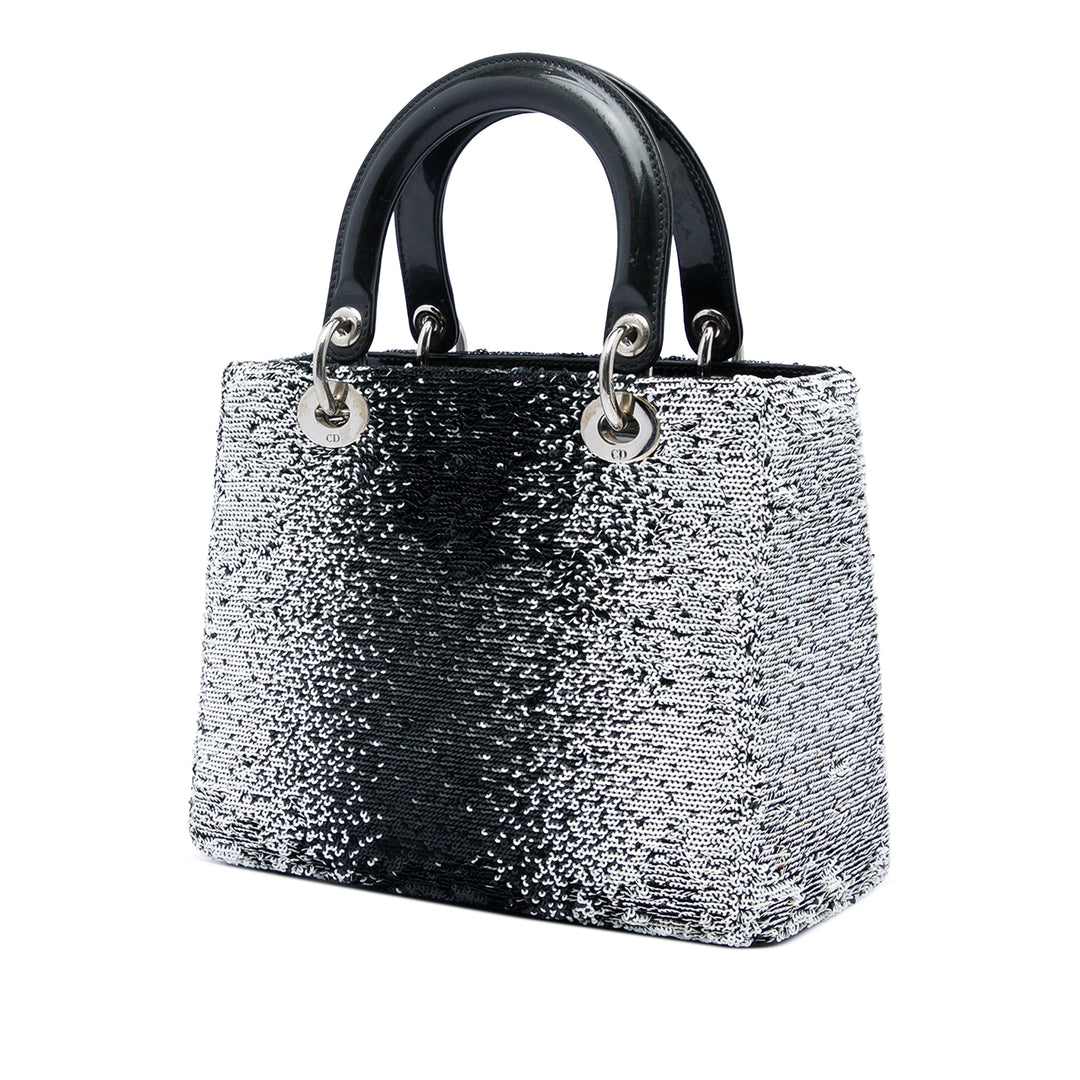 Sequinss Lady Dior Moyen Noir