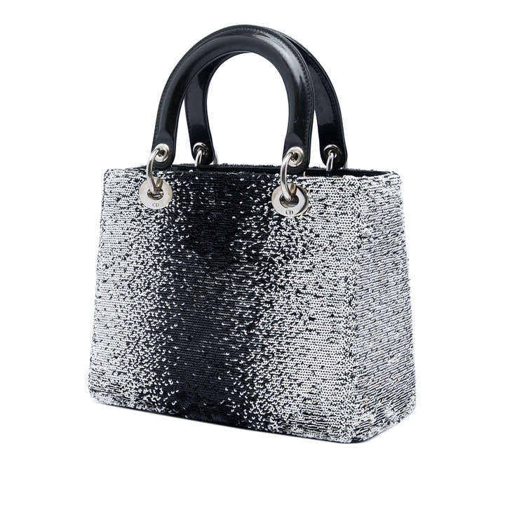 Sequinss Lady Dior Moyen Noir