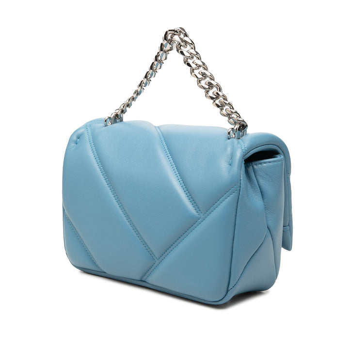Bvlgari Sac à main Serpenti Cabochon Mini Bleu – vue 2 – GABY PARIS