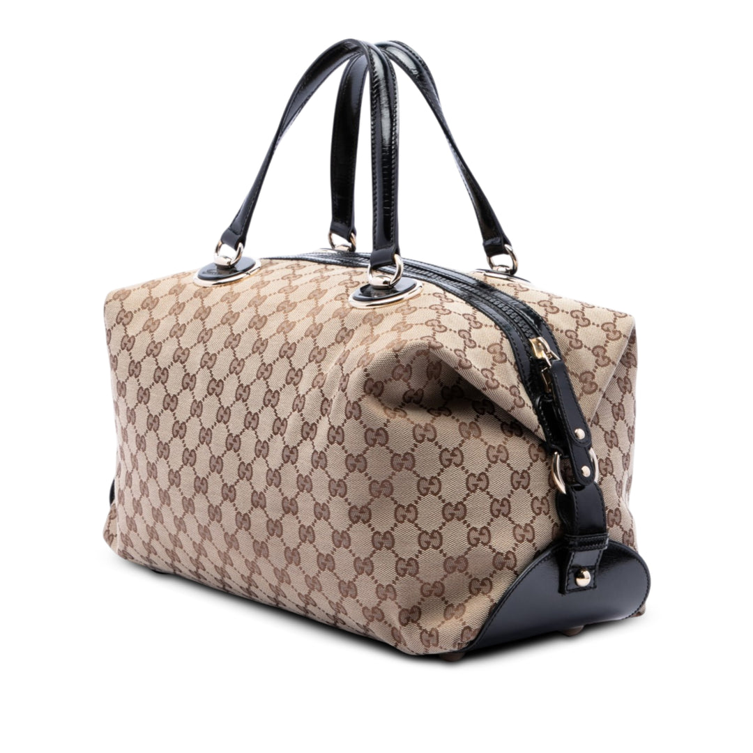 Gucci Cabas GG Beige – vue 2 – GABY PARIS