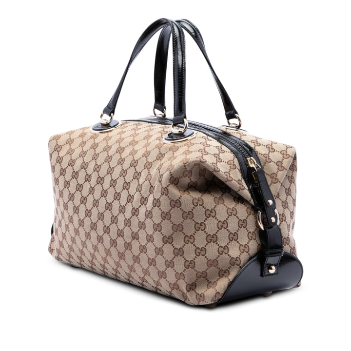 Gucci Cabas GG Beige – vue 2 – GABY PARIS