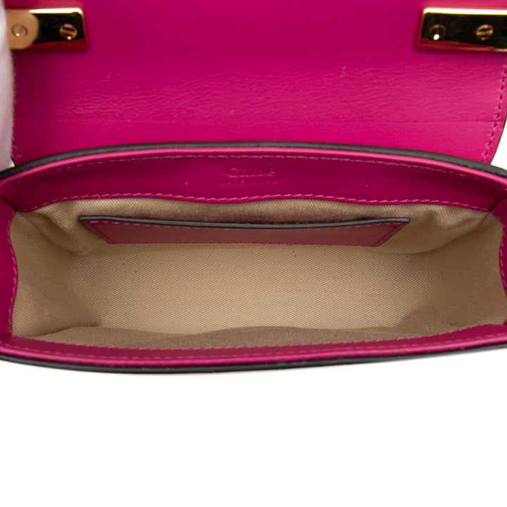 Chloé Mini Tricolor Croc embossé Cuir de veau C Sac