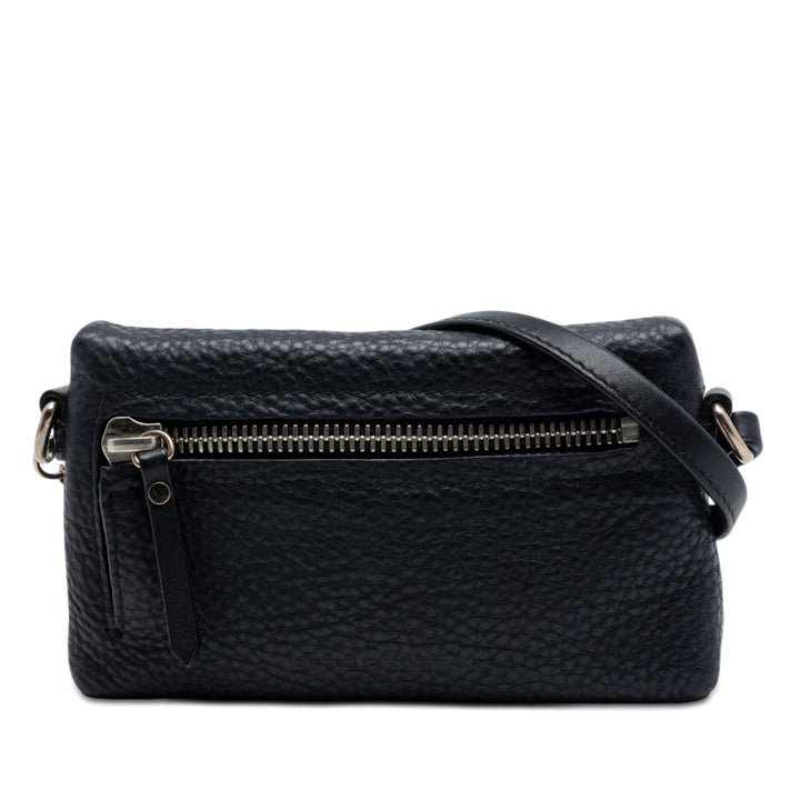 Grainy Rossett Sac Mini Cuir de veau Noir