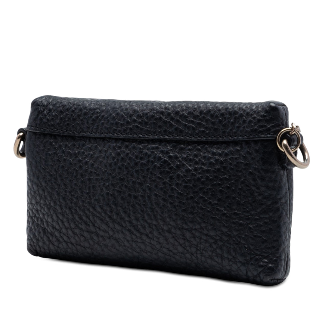 Grainy Rossett Sac Mini Cuir de veau Noir