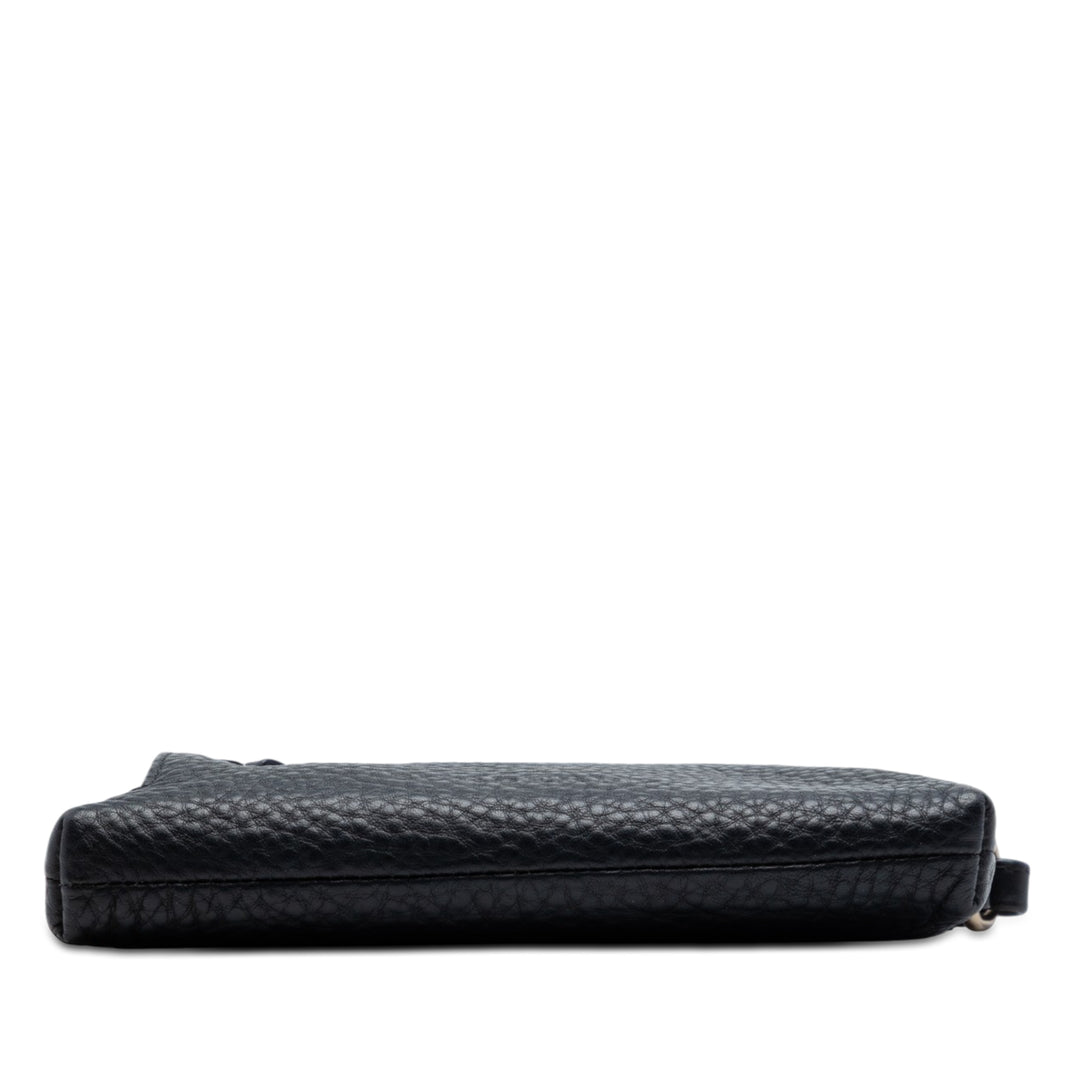 Grainy Rossett Sac Mini Cuir de veau Noir
