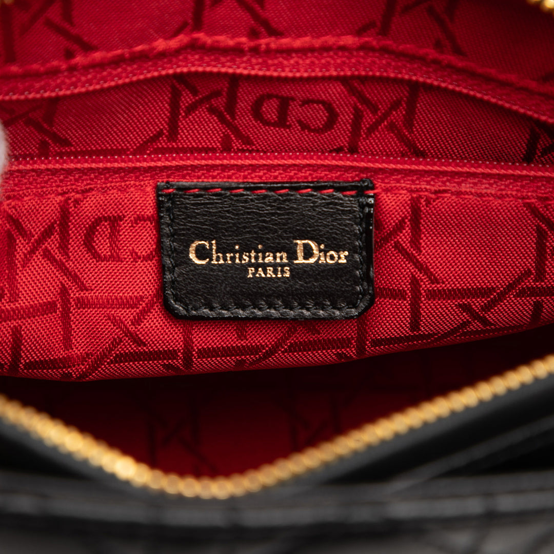 Dior Medium Cuir d’agneau Cannage Lady Dior