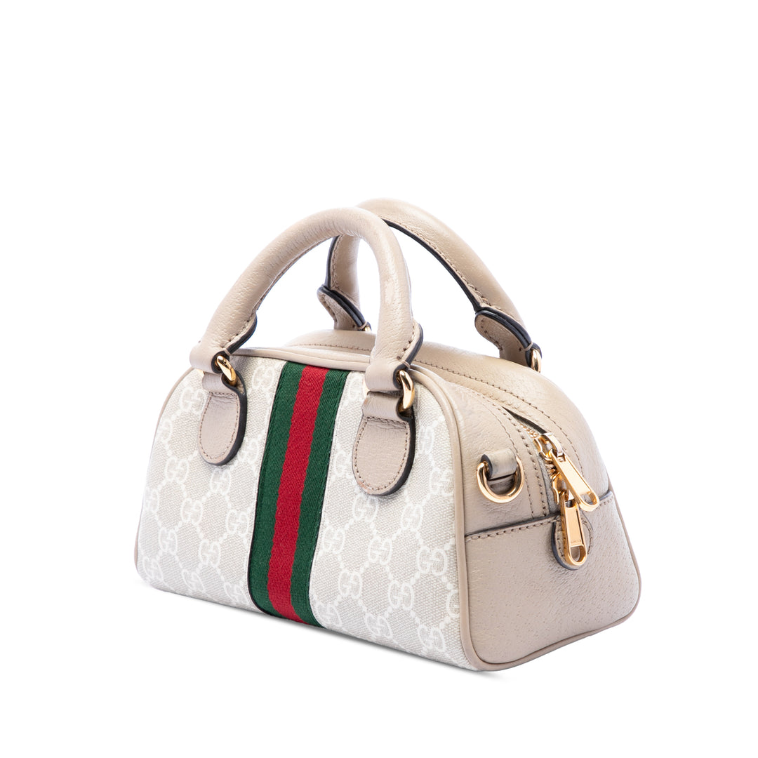 Gucci Sac à main Web Ophidia GG Supreme Mini Beige – vue 2 – GABY PARIS