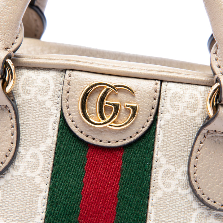 Gucci Sac à main Web Ophidia GG Supreme Mini Beige – vue 5 – GABY PARIS