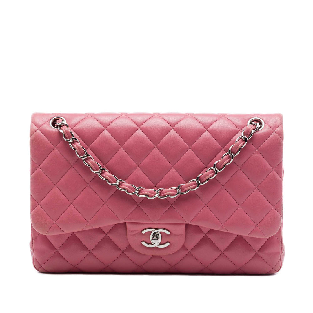 Chanel Jumbo Classic Cuir d’agneau Double rabat