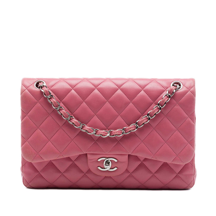 Chanel Jumbo Classic Cuir d’agneau Double rabat