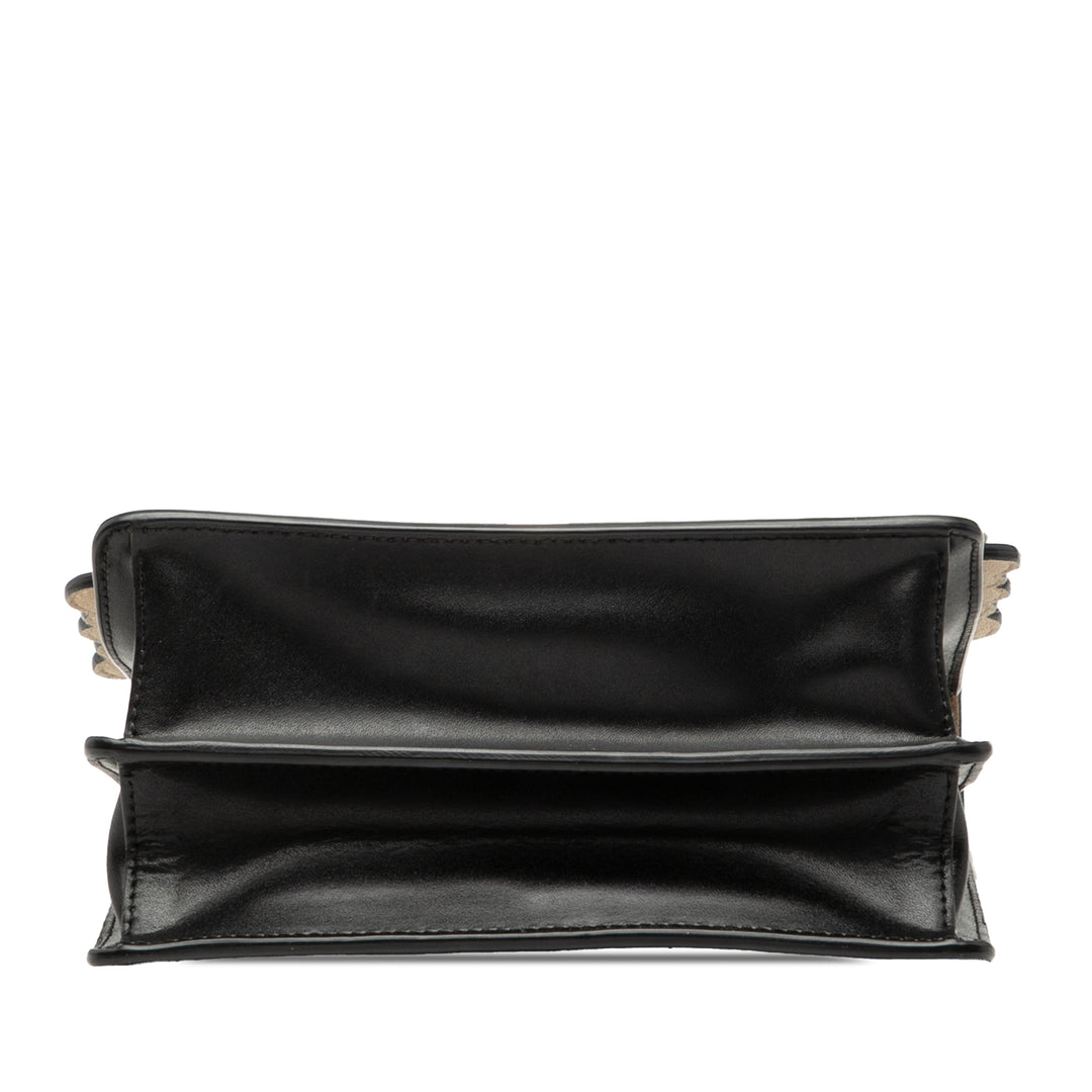 Scalloped et Perles Kan I Sac Mini Noir
