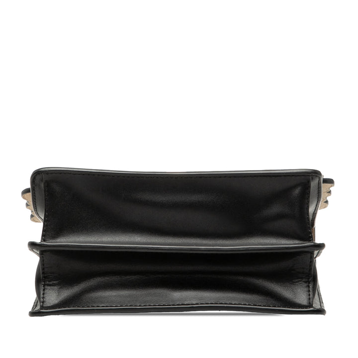 Scalloped et Perles Kan I Sac Mini Noir