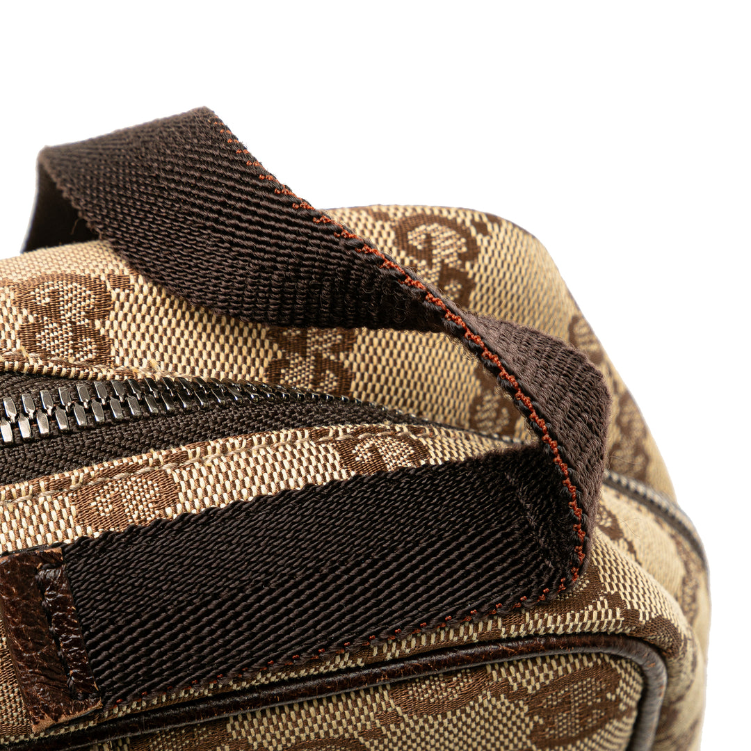 GG Canvas Crossbody Brown - Gaby Paris