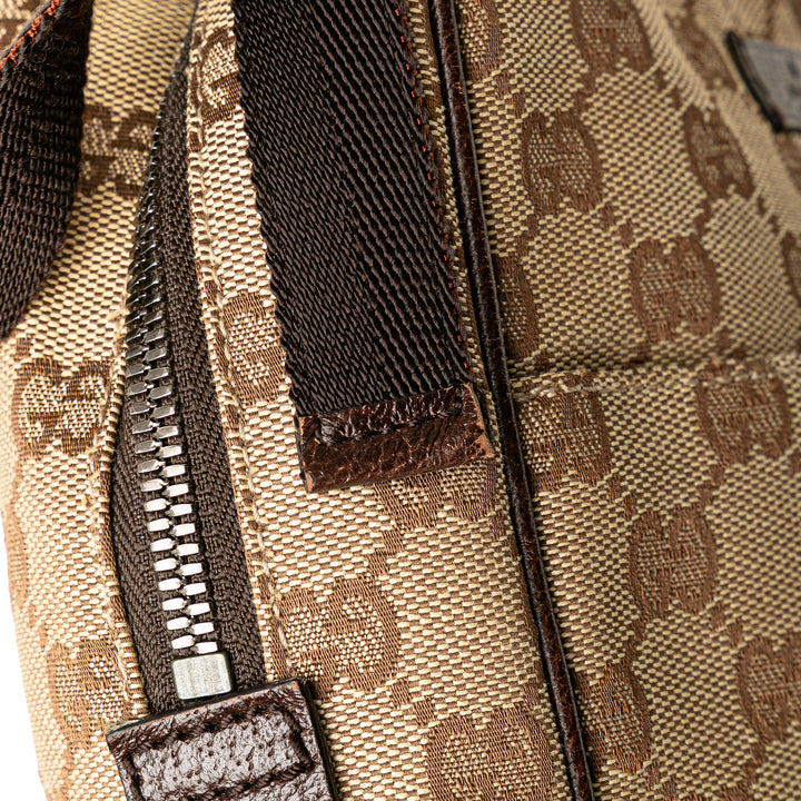 GG Canvas Crossbody Brown - Gaby Paris