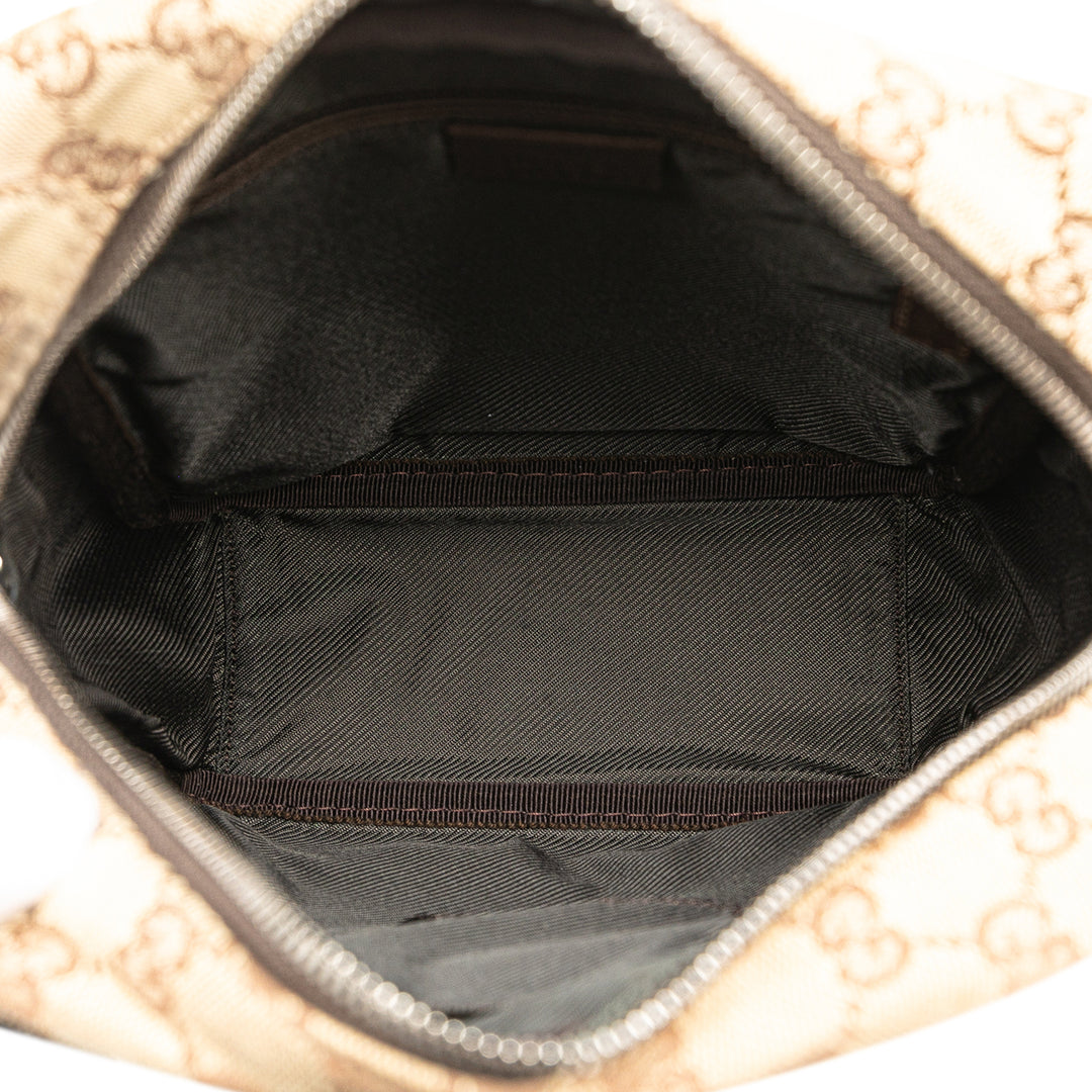 GG Canvas Crossbody Brown - Gaby Paris