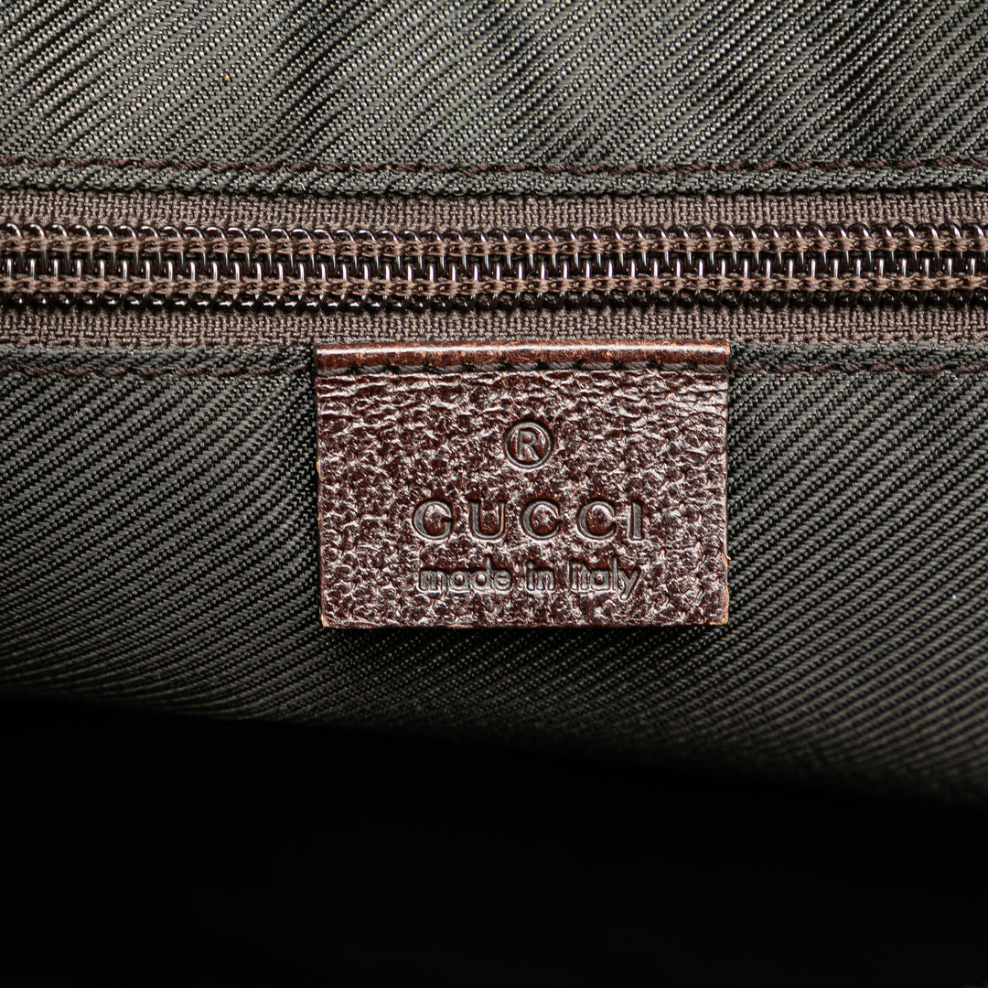 GG Canvas Crossbody Brown - Gaby Paris