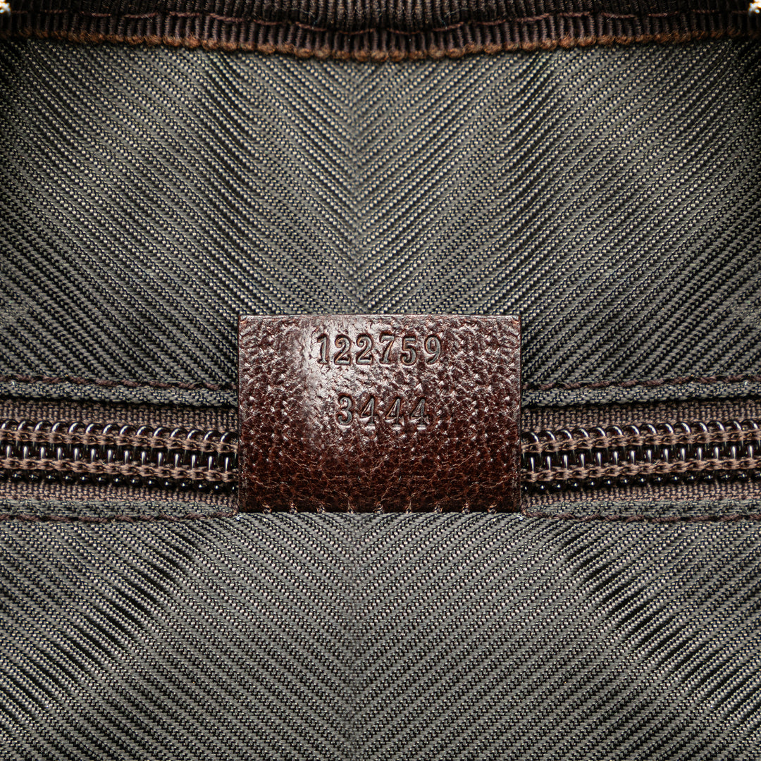 GG Canvas Crossbody Brown - Gaby Paris