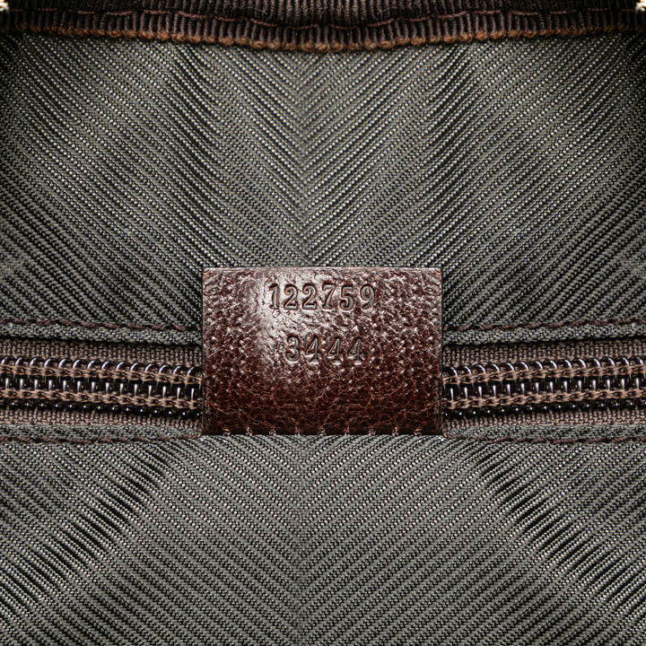 GG Canvas Crossbody Brown - Gaby Paris