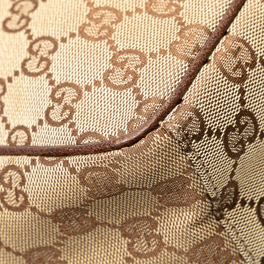GG Canvas Crossbody Brown - Gaby Paris