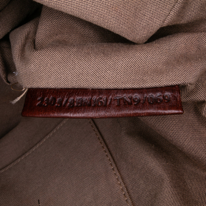 Fendi Zucchino Toile Sac à main Marron