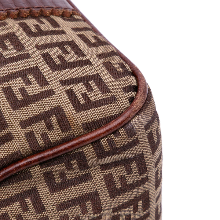 Fendi Zucchino Toile Sac à main Marron
