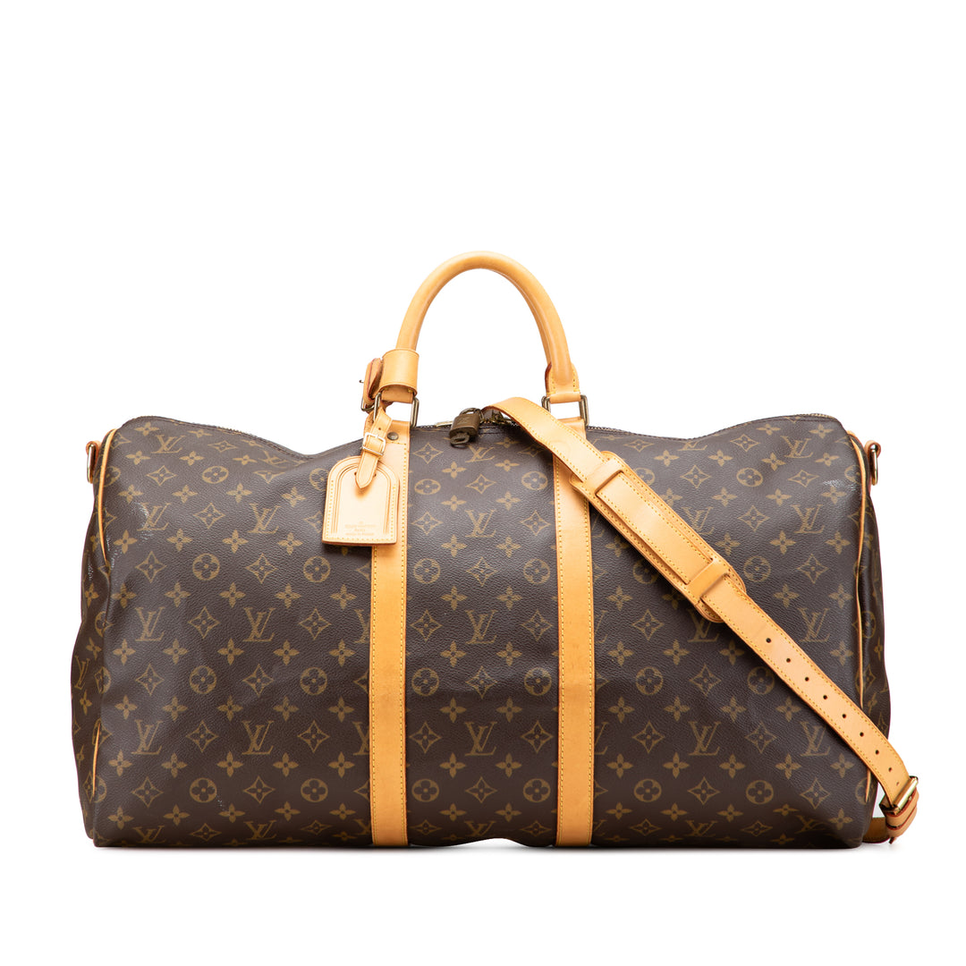 Monogram Keepall Bandouliere 55 Brown - Gaby Paris