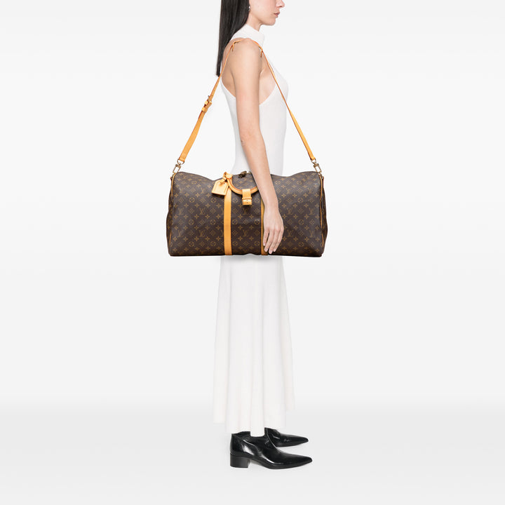 Monogram Keepall Bandouliere 55 Brown - Gaby Paris