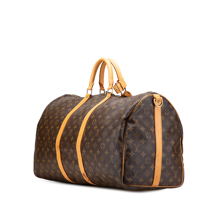 Monogram Keepall Bandouliere 55 Brown - Gaby Paris