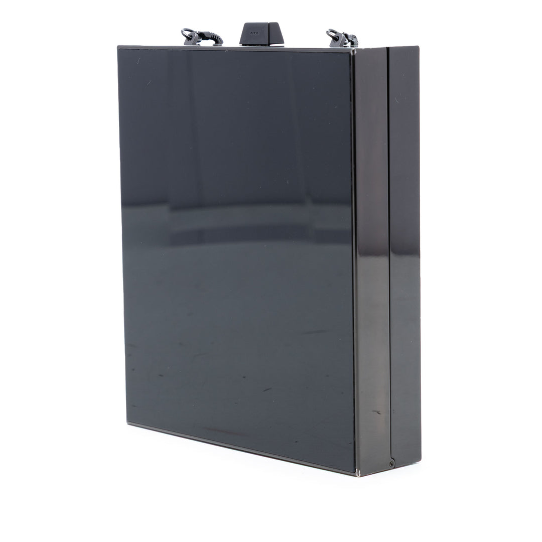 Saint Laurent Acrylic Tuxedo Boîte Pochette avec chaîne