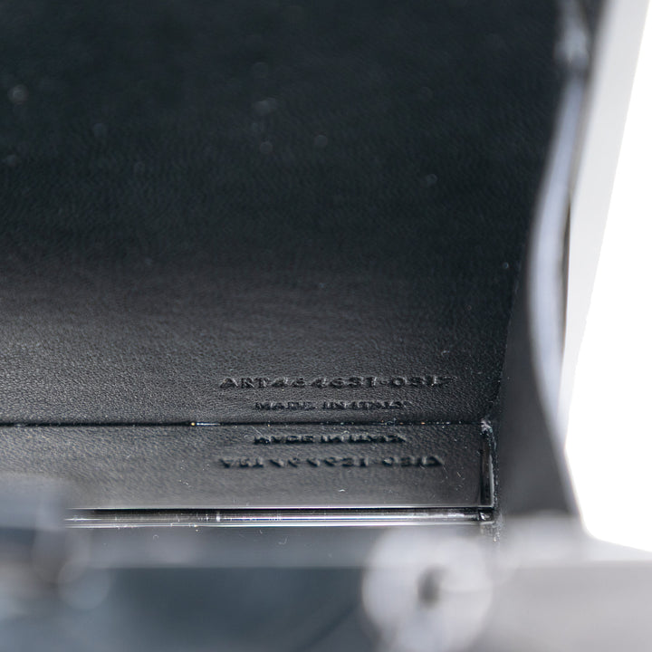 Saint Laurent Acrylic Tuxedo Boîte Pochette avec chaîne