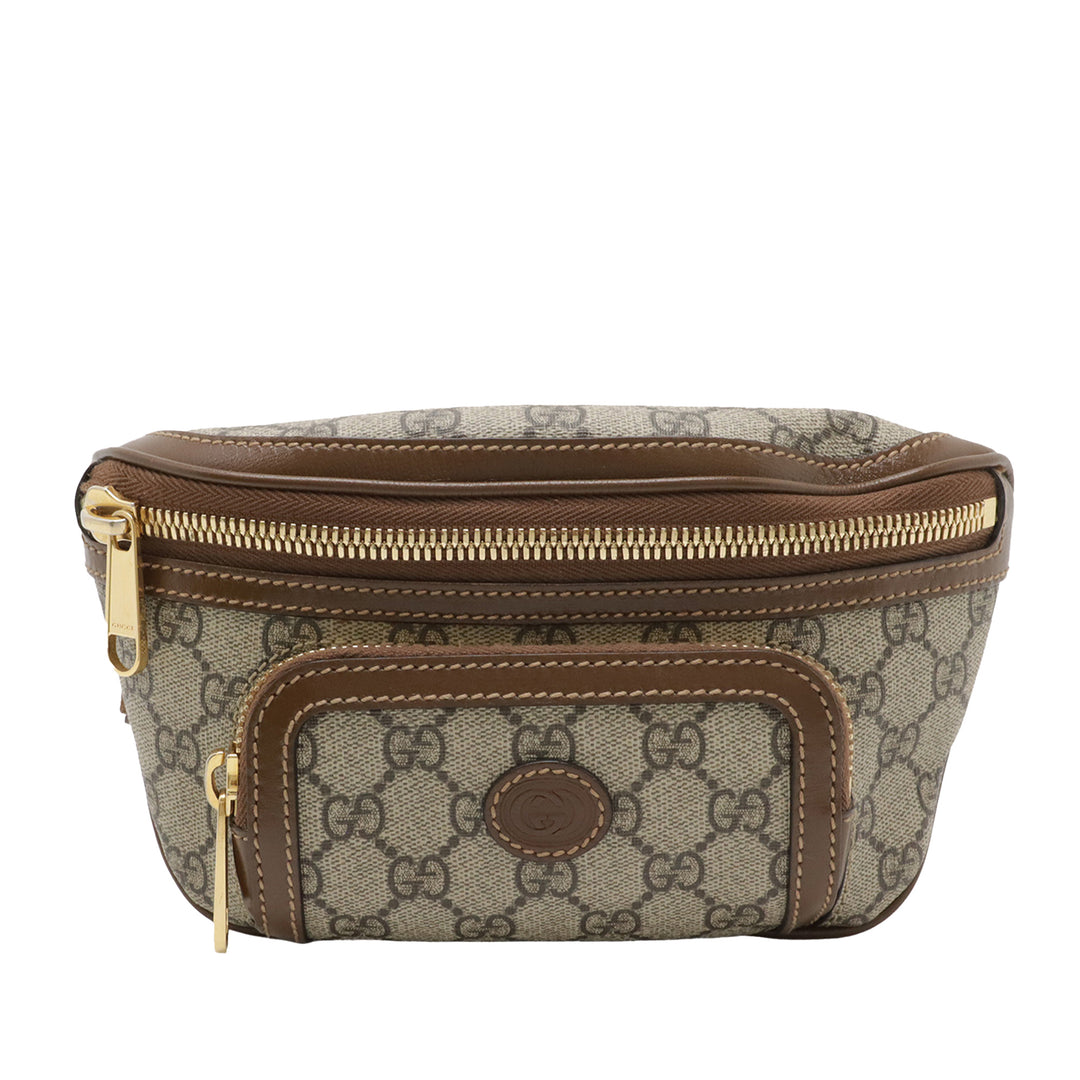 Gucci GG Supreme Interlocking G Sac ceinture