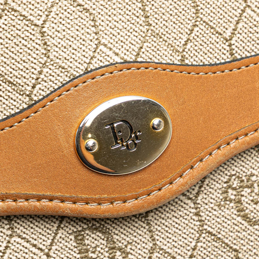 Dior Honeycomb Coated Toile Chain Sac porté croisé Marron – GABY PARIS Authentique