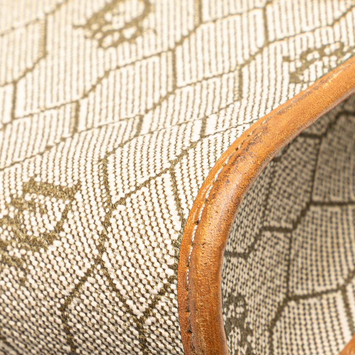 Dior Honeycomb Coated Toile Chain Sac porté croisé Marron – GABY PARIS Authentique