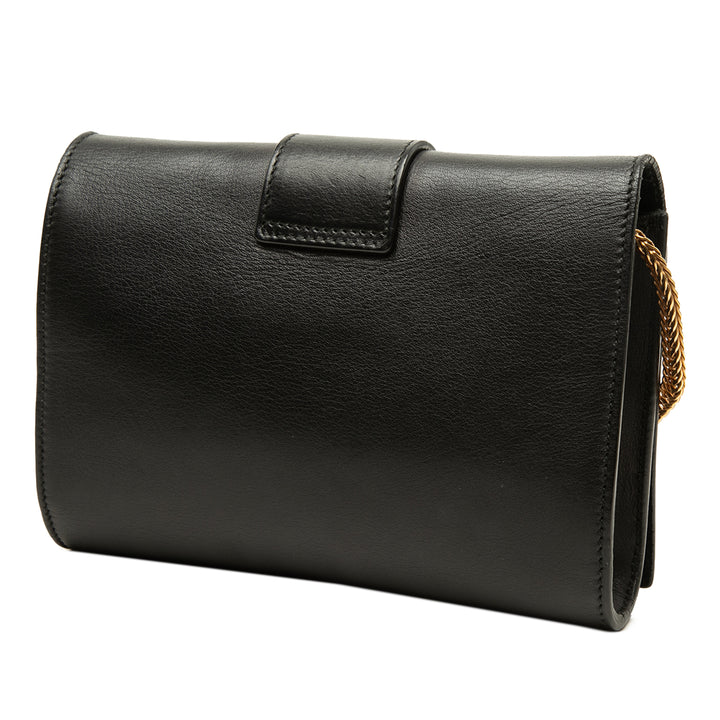 Saint Laurent Sac bandoulière Chyc Ligne Mini Noir – vue 2 – GABY PARIS