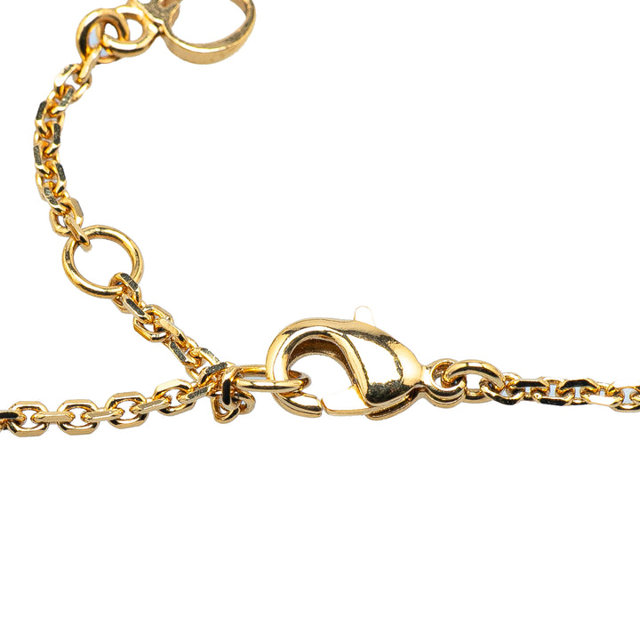 Dior plaqué Cristal et Perles fantaisie Clair D Lune Bracelet