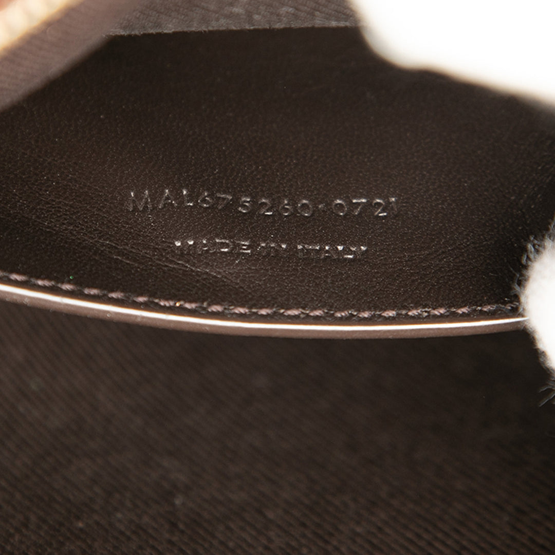Saint Laurent Le Monogramme Coated Toile et Cuir Coeur Sac porté croisé