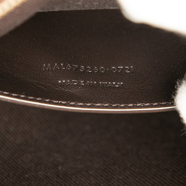 Saint Laurent Le Monogramme Coated Toile et Cuir Coeur Sac porté croisé
