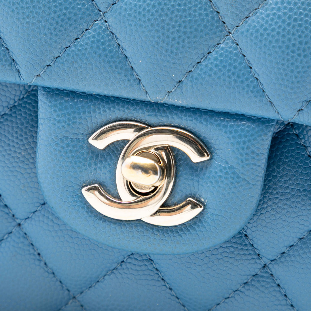 Chanel Small Classic Caviar Double rabat