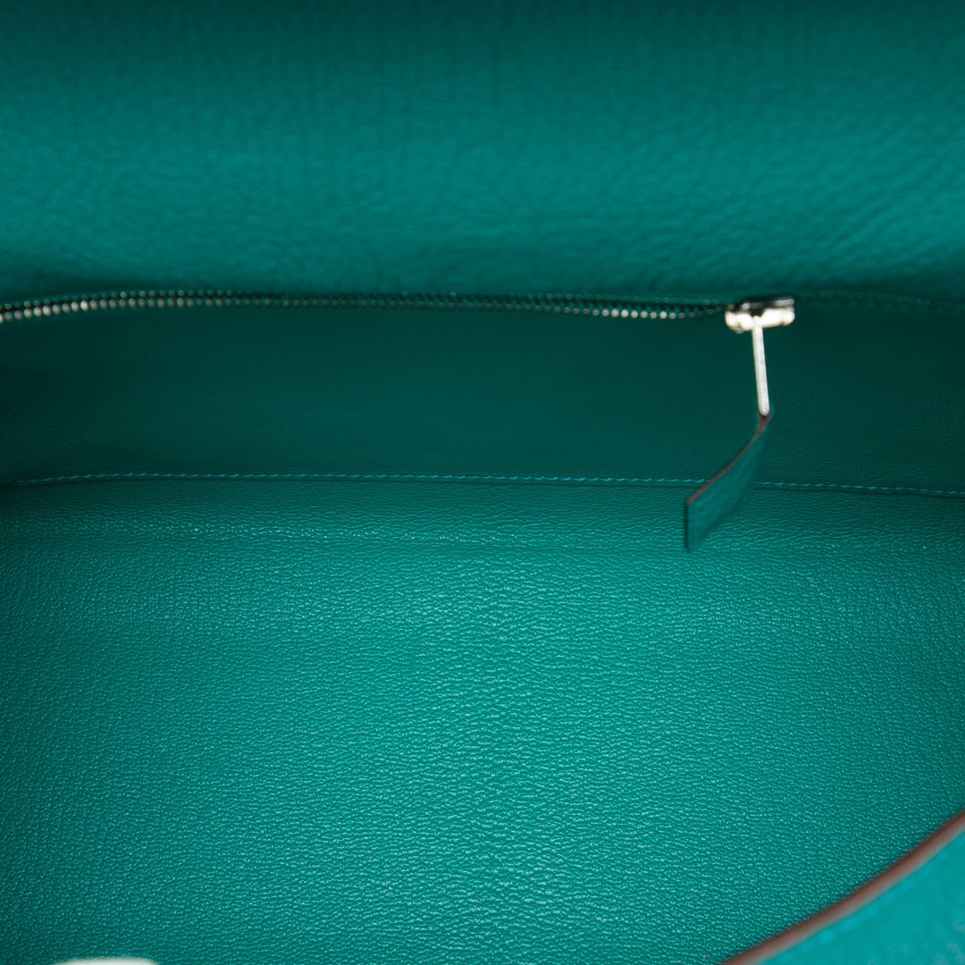 Hermès Kelly II Retourne 28 Clémence Bleu – vue 4 – GABY PARIS